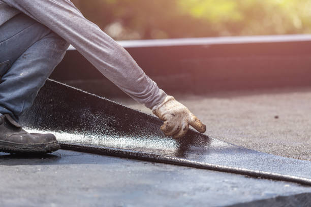 Professional Crawl Space Encapsulation technician working in Jeffersonville, OH